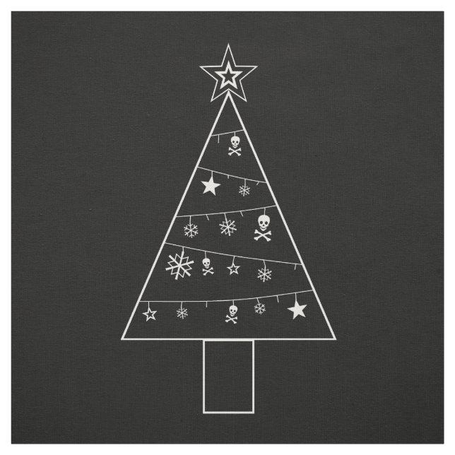Tela +{ Árbol de Navidad gótico }+ (Retal)