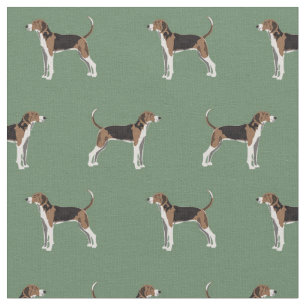 Tela Árbol de verde de Walker Coonhound