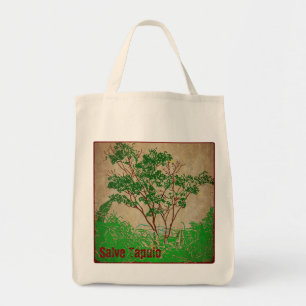 Tela Árbol en bolso de compras de Tapuio