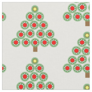 Tela Árbol mecánico de navidad de engranajes