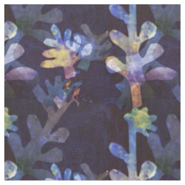 Tela Árboles de corte de papel (De cerca)