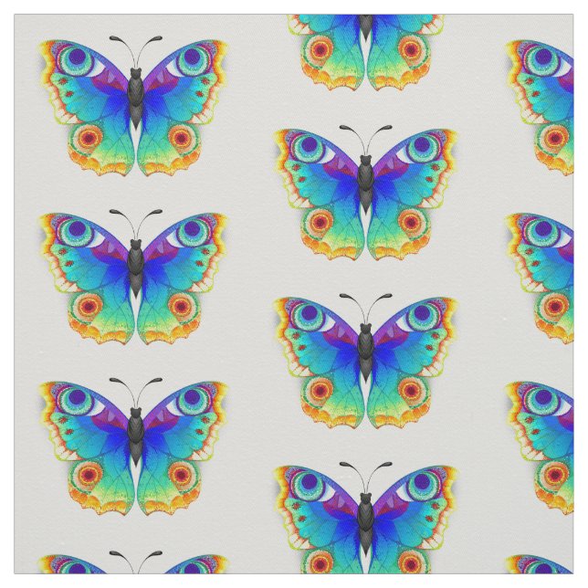 Tela Arcoiris mariposa Peacock Eye (Retal)
