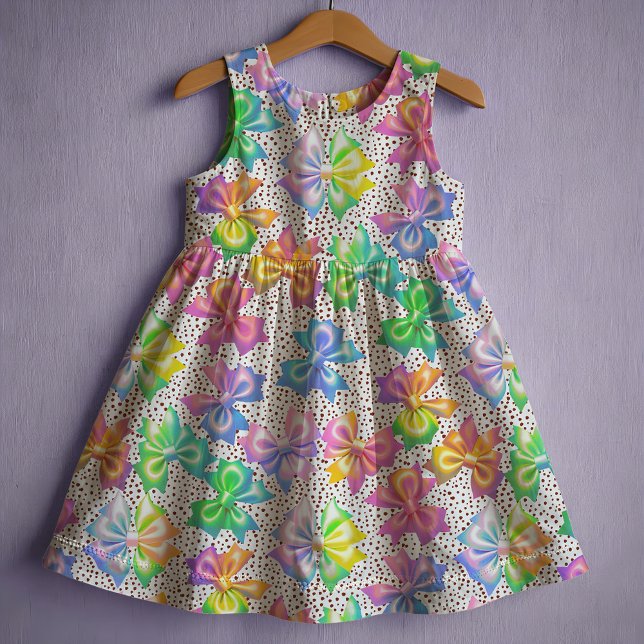 Tela Arcos de arcoiris y puntos de polka (Subido por el creador)