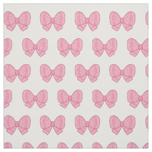 Tela arcos rosas kawaii sobre fondo blanco