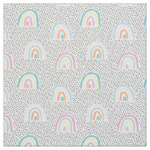 Arcos y pequeños puntos en tonos pastel