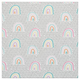 Tela Arcos y pequeños puntos en tonos pastel