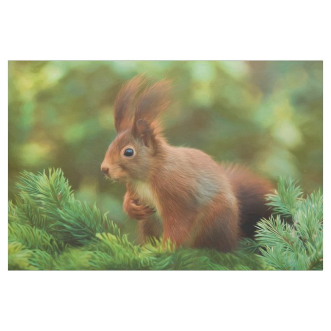 Tela Ardilla en un árbol (Yarda)