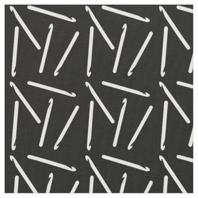 Tela Argollas de ganchos de crochet blancas (De cerca)