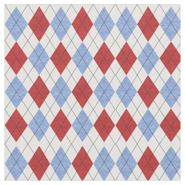 Tela Argyle americano (De cerca)