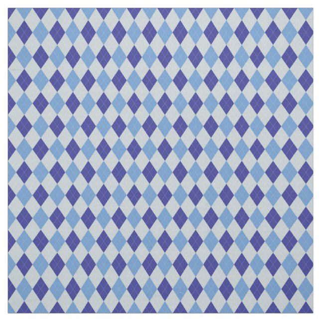 Tela Argyle azul (Retal)