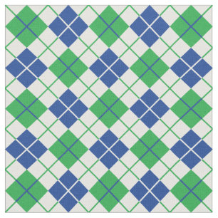 Tela Argyle azulverde