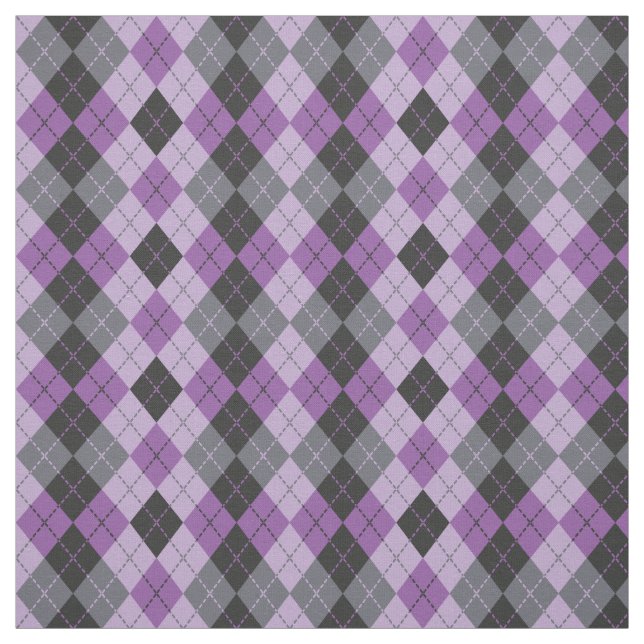 Tela Argyle púrpura (Retal)