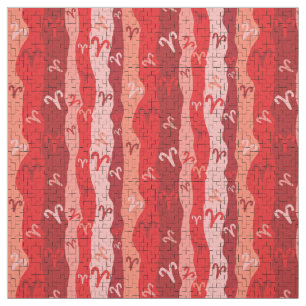 Tela Aries Zodiac Stripes Rotos Azulejos