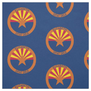 Tela Arizona la bandera personalizada estado de cobre