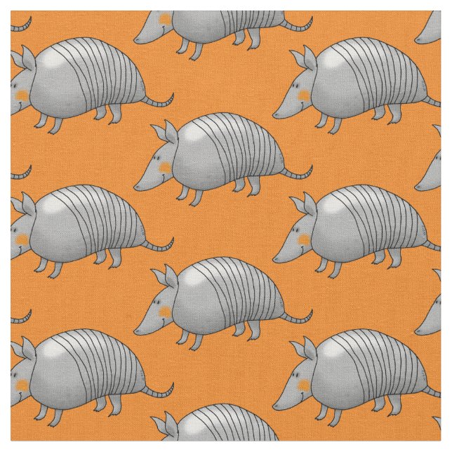 Tela armadillo del dibujo animado (De cerca)