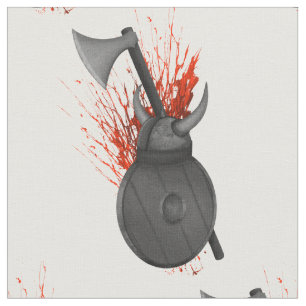 Tela Armas De Guerra Viking Y Plantas De Sangre