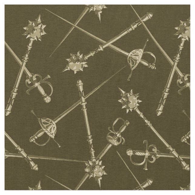 Tela Armas melee de los años 1800, Sepia (De cerca)