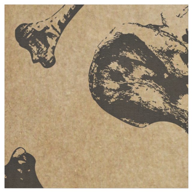 Tela Arqueología de la anatomía ósea (De cerca)