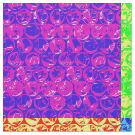 Tela Arreglo de burbujas de arte pop arcoiris