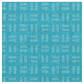 Tela Arrows on Aqua Blue Linen