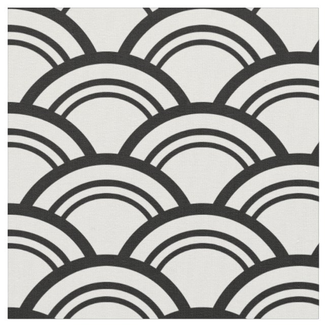 Tela Art Deco Arches Fabric (De cerca)