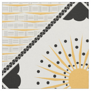Tela Art Deco Cheery Sunburst