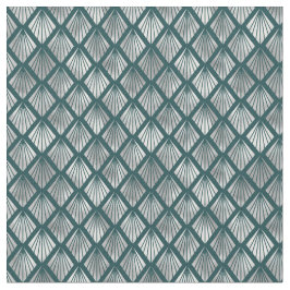 Tela Art Déco elegante verde azulado moderno