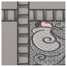 Tela Art Deco Finlandia - Grays and Pink