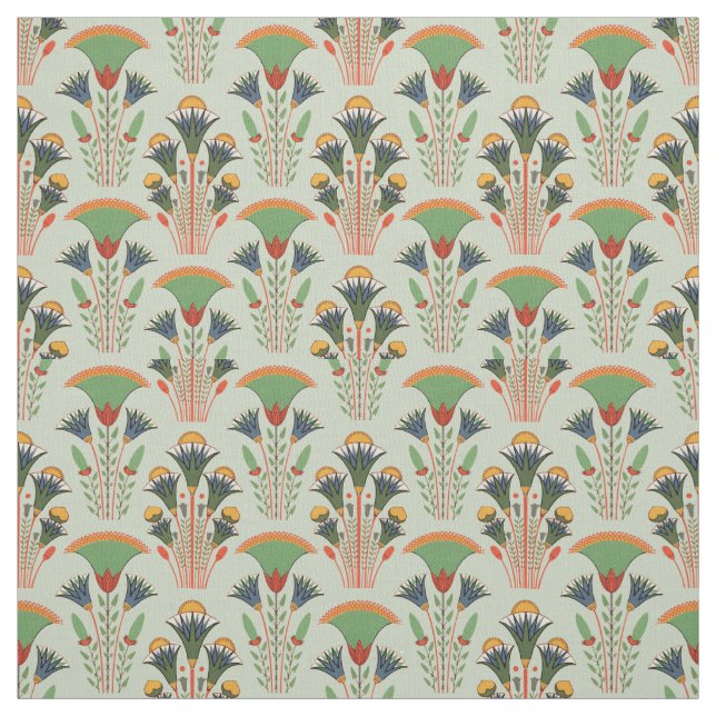 Tela Art Deco Floral (Retal)