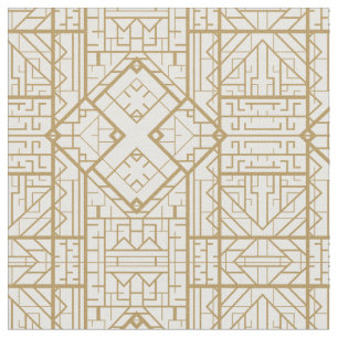 Tela Art Deco, Nouveau, oro, blanco, elegante, moda, pa