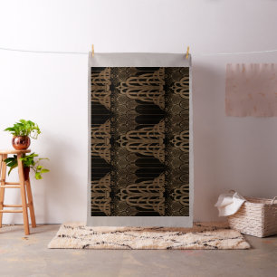 Tela Art Nouveau, art deco, negro, bronce, elegante, mo