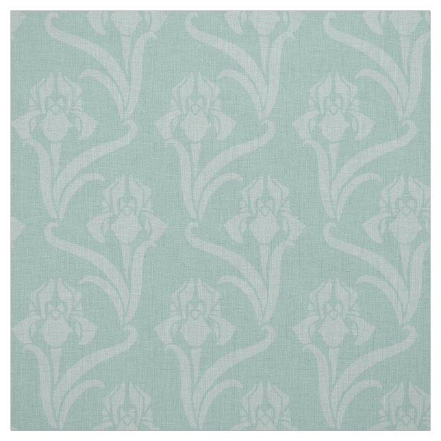 Tela Art Nouveau turquesa Iris (Retal)