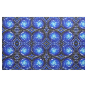 Tela Arte abstracto de giro azul