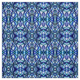 Tela Arte abstracto de tinta al alcohol Icarus Blue