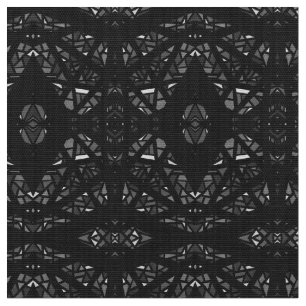 Tela Arte abstracto en gouache blanco y negro espectros