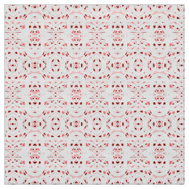 Tela Arte abstracto en gouache rojo blanco de fuego