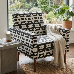 Tela Arte abstracto geométrico moderno de op art en bla