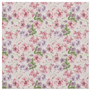 Tela arte de moda moderno acuarela flores rosa lindo