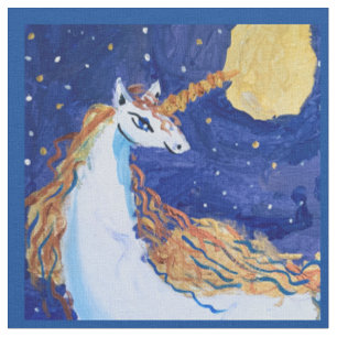 Tela "Arte de niños" de Unicornio