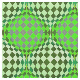 Tela Arte de Op Taffi Verde