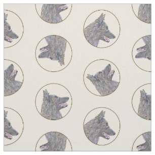 Tela Arte de pintura de Tervuren Shepherd Mahogany en B