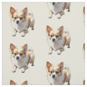 Tela Arte de Pomerania Chihuahua Lindo Perro Amante de 