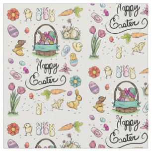 Tela Arte feliz de Pascua