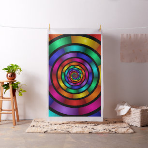 Tela Arte fractal moderno y psicodélico