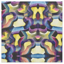Tela Arte geométrico moderno de acuarela mosaica