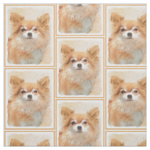 Tela Arte original de la pintura de perro de Chihuahua,