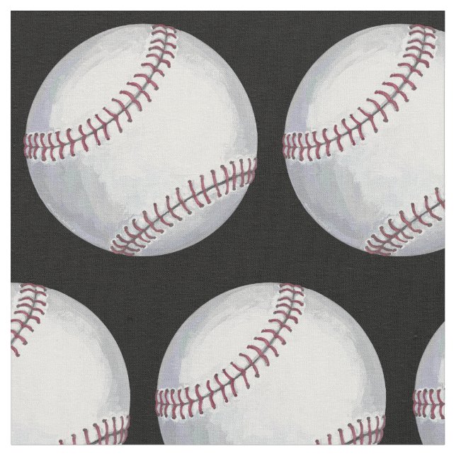 Tela Arte pintado de béisbol (De cerca)