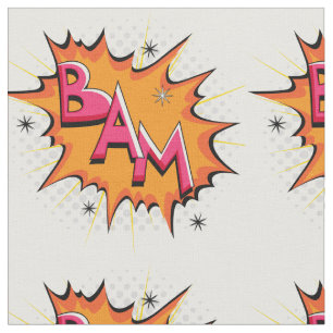 Tela ¡Arte pop Bam cómico!