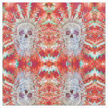 Arte pop de color cráneo Surreal Psicodélico