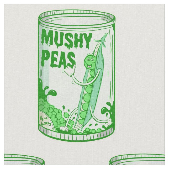 Tela Arte pop de Mushy Peas (De cerca)